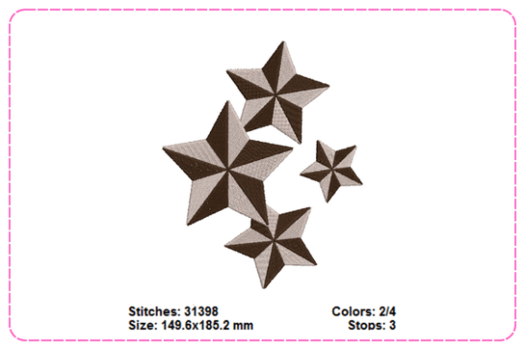 Star Embroidery Designs